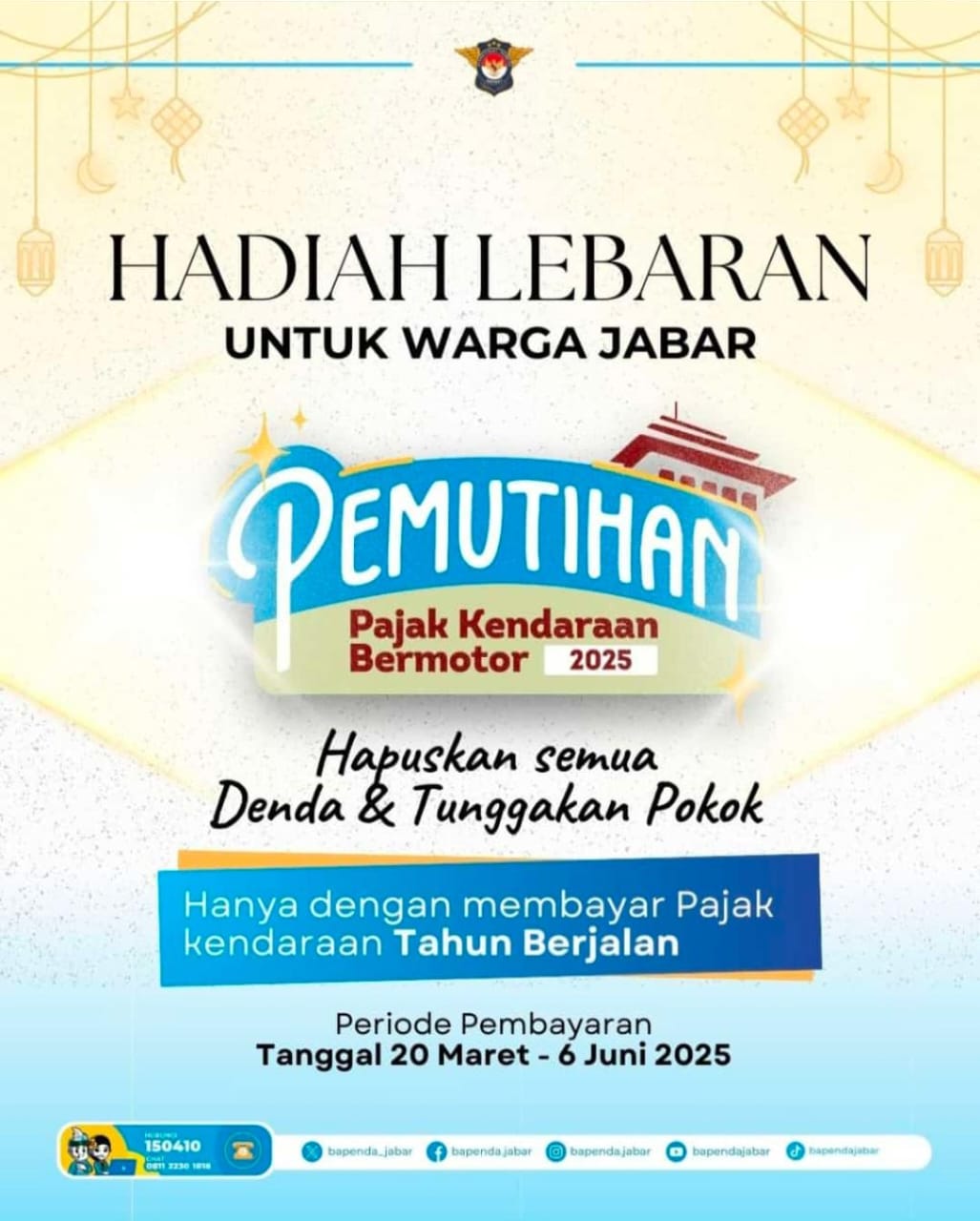 HADIAH LEBARAN UNTUK WARGA JABAR