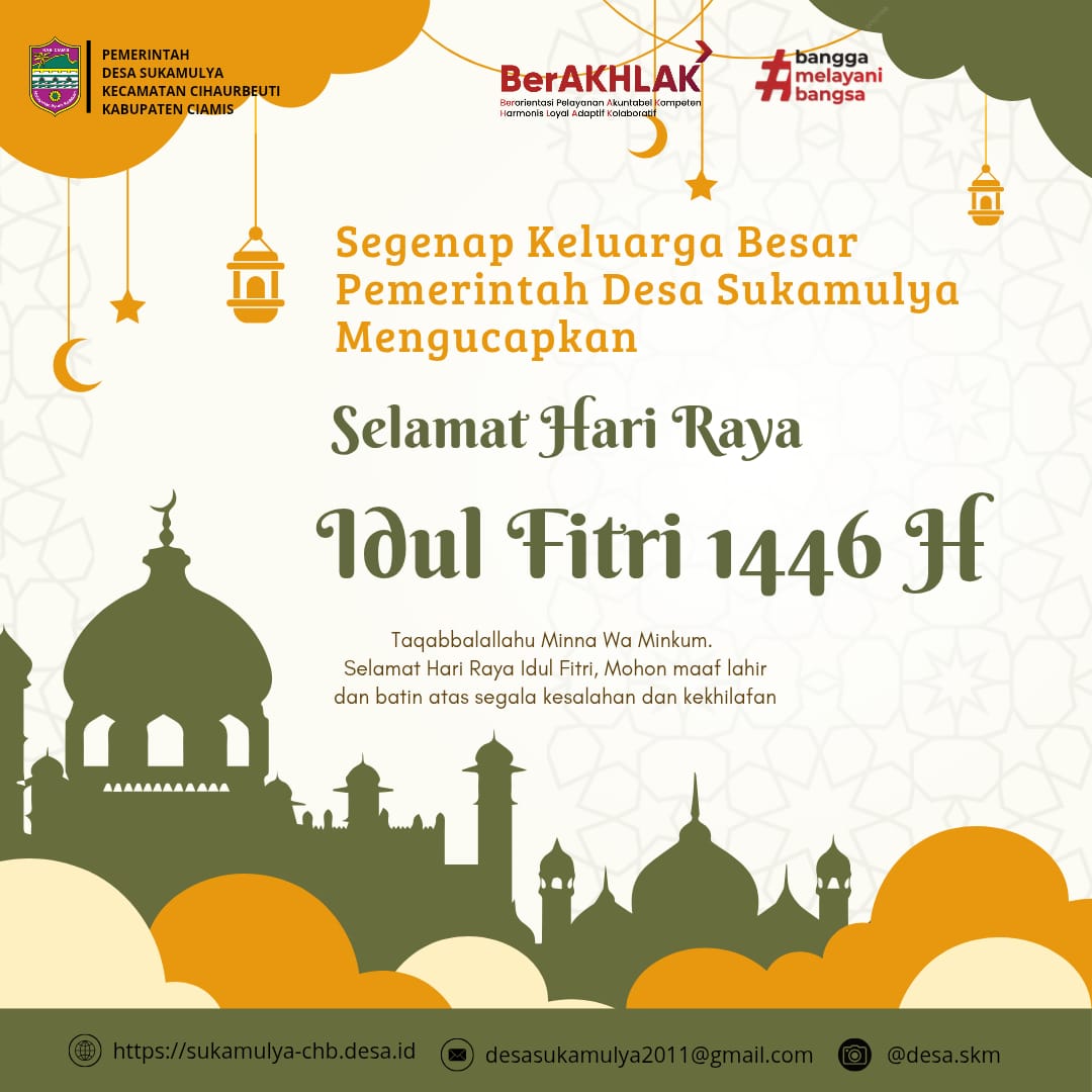SELAMAT HARI RAYA IDUL FITRI 1 SYAWAL 1446 H