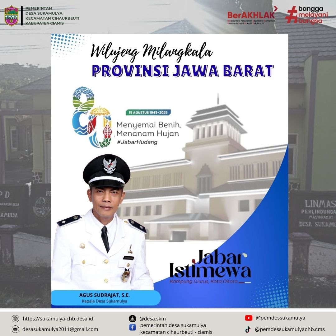 Milangkala Provinsi Jawa Barat ke-80